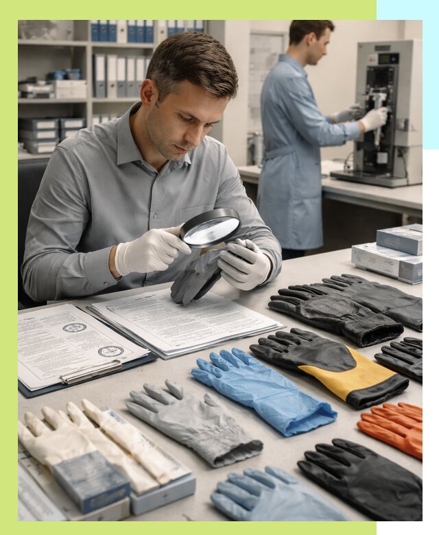 Сертификация перчаток и средств защиты продукции в Пензе