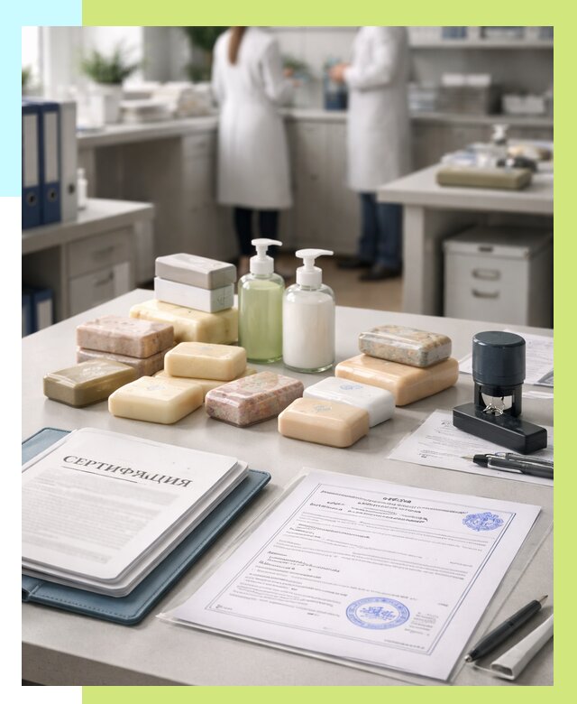 Сертификация мыла и сертификат на мыло в Пензе от 12318 | Алешин-Пнз