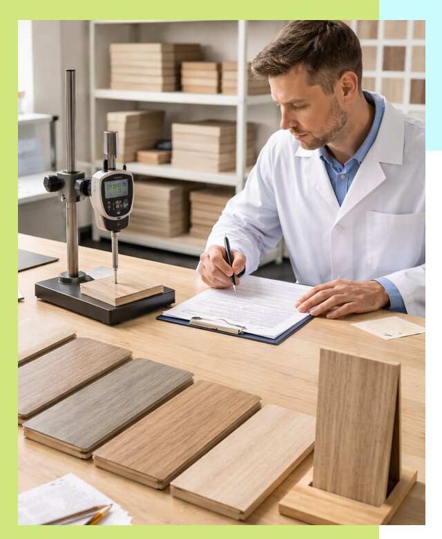 Сертификация ламината с испытаниями и оформлением документов в Пензе