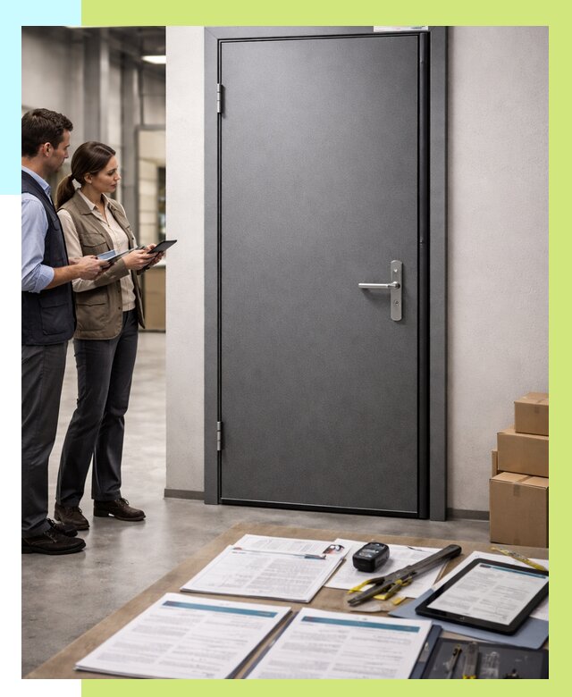 Сертификация противопожарных дверей в Пензе от 9239 р. | Алешин-Пнз