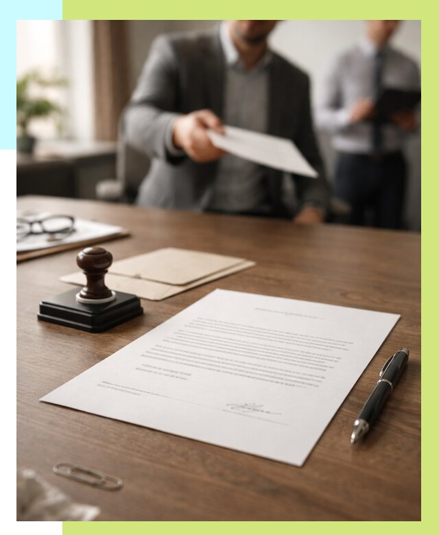 Отказное письмо по сертификации в Пензе от 3593 р. | Алешин-Пнз