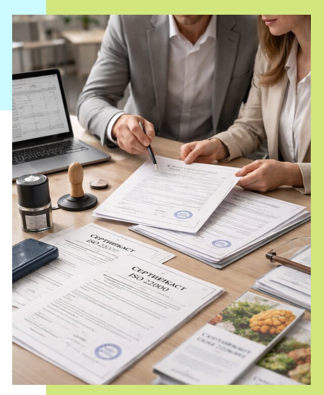 Сертификат ISO 22000 в Пензе от 41060 р. под ключ | Алешин-Пнз