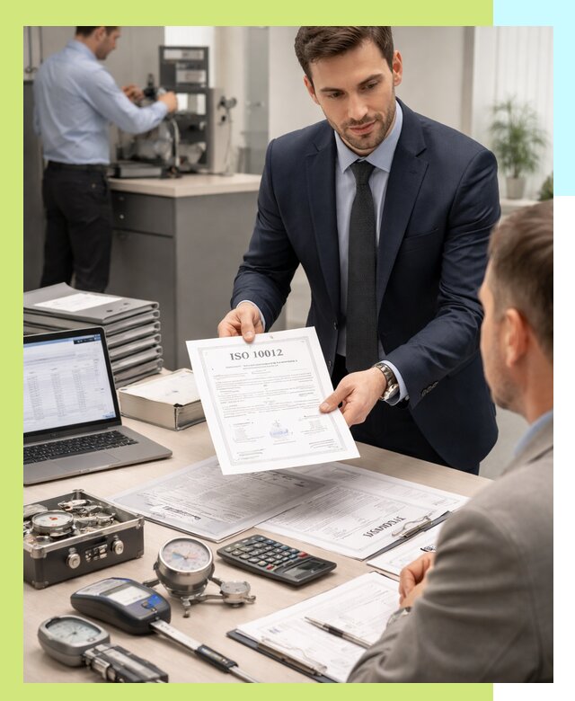 Выдача сертификата ISO 10012 по требованиям метрологии в Пензе
